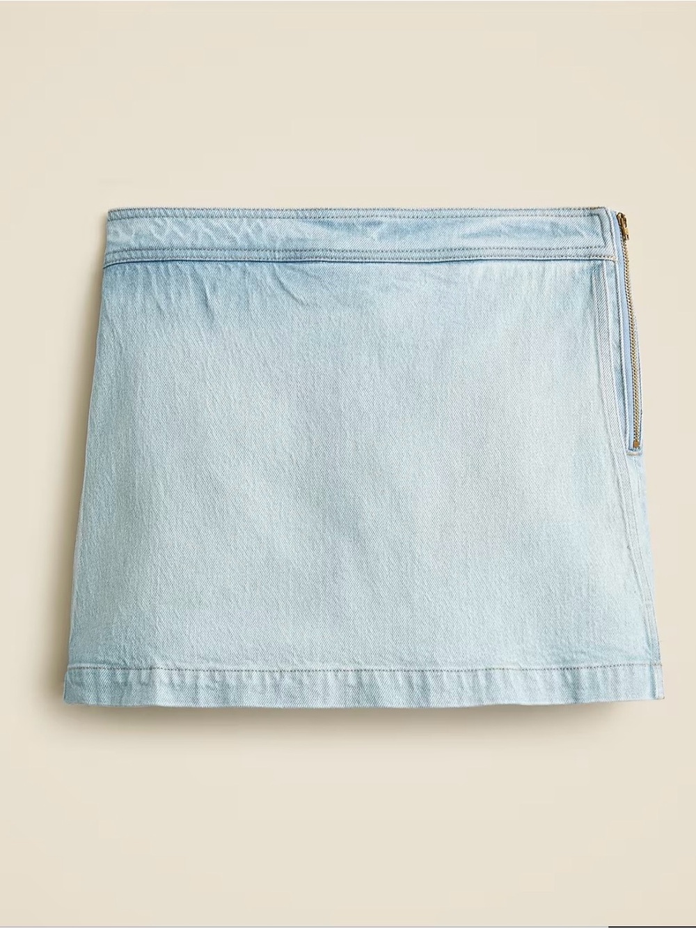 J. Crew Light Blue Denim skort